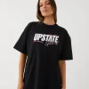 Upstate Hustle Tee- Black Bars