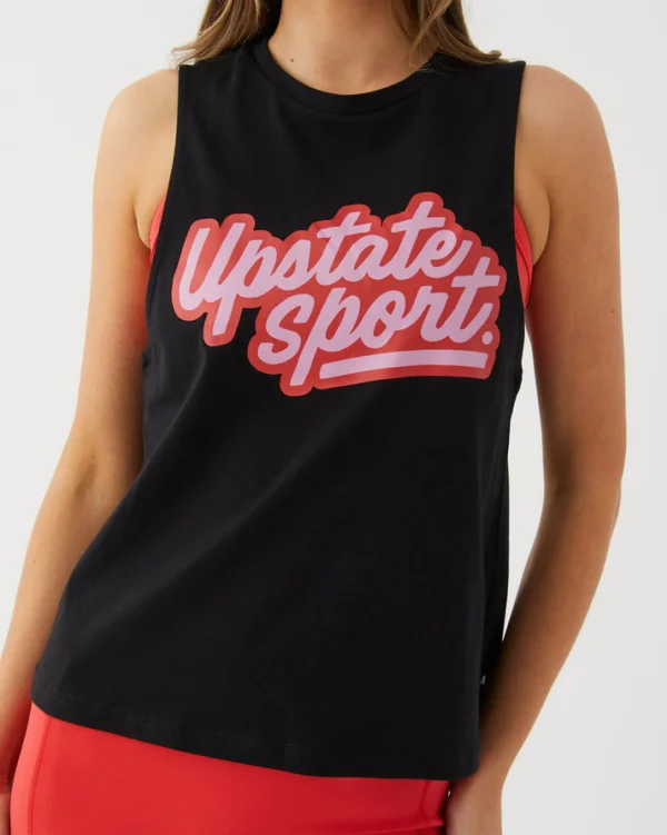 Upstate Unwind Tank- Black Bubble