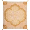 Wandering Folk Picnic Rug - Wild Peach