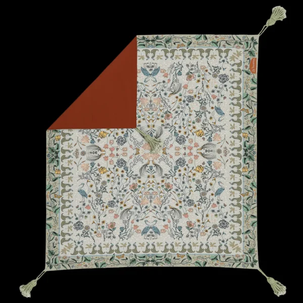 Wandering Folk Picnic Rug - Wonderland Sage