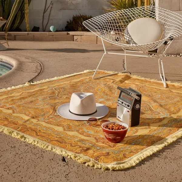 Wandering Folk Topanga Picnic Rug - Sun