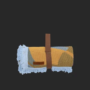 Wandering Folk Woven Throw - Kaleid Sugar