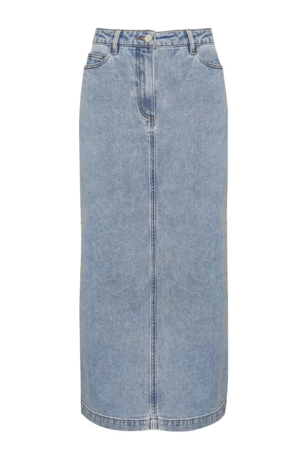 Zoe Kratzmann Accord Skirt - Washed Denim