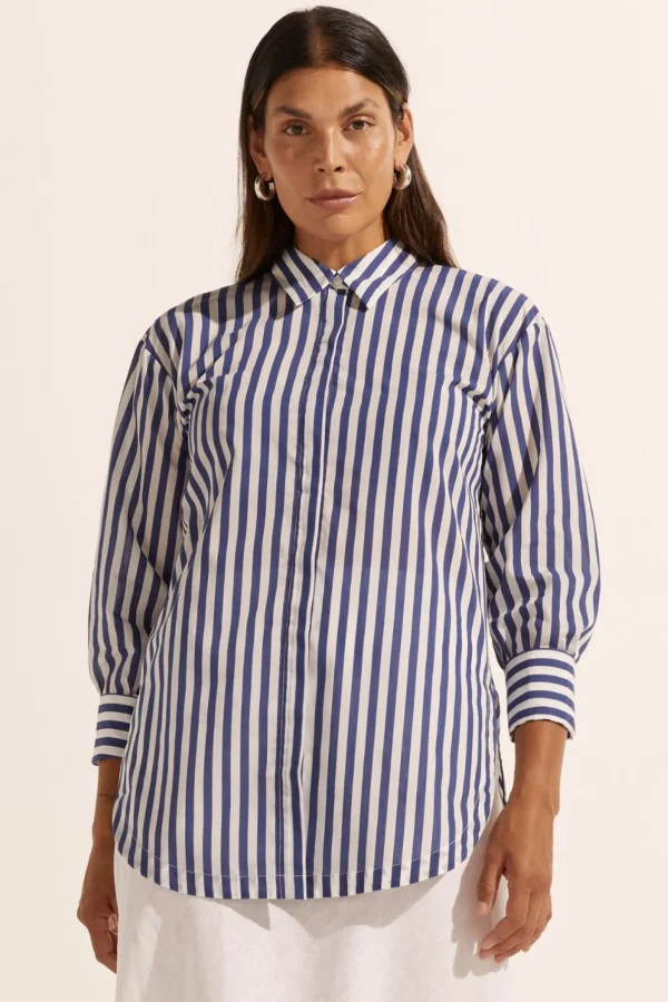 Zoe Kratzmann Agile Top - Navy Stripe