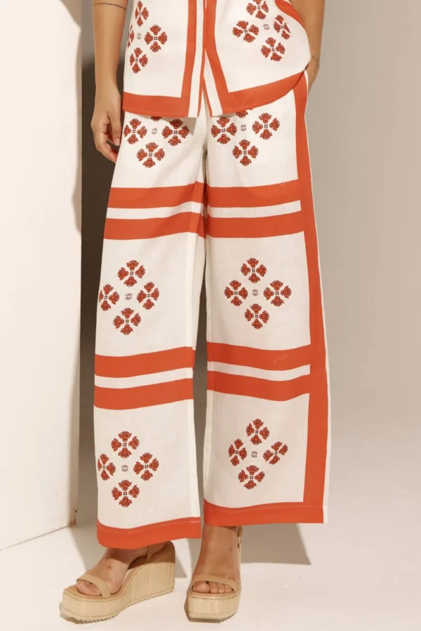 Zoe Kratzmann Breeze Pant - Tamarillo Scarf