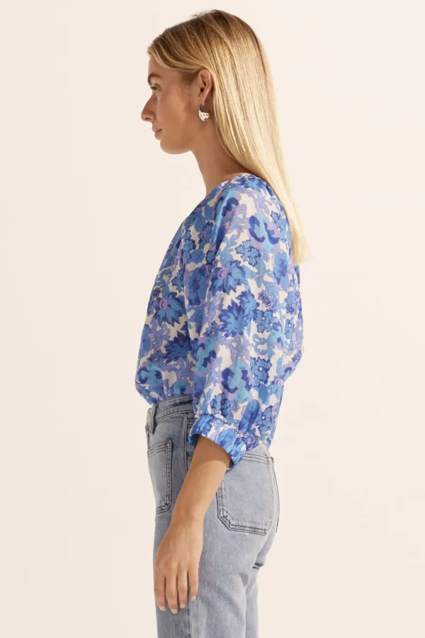 Zoe Kratzmann Imbue Top - Pacific Floral