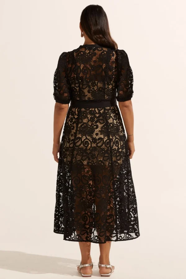 Zoe Kratzmann Lyric Lace Dress - Black