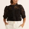 Zoe Kratzmann Parade Lace Top - Black