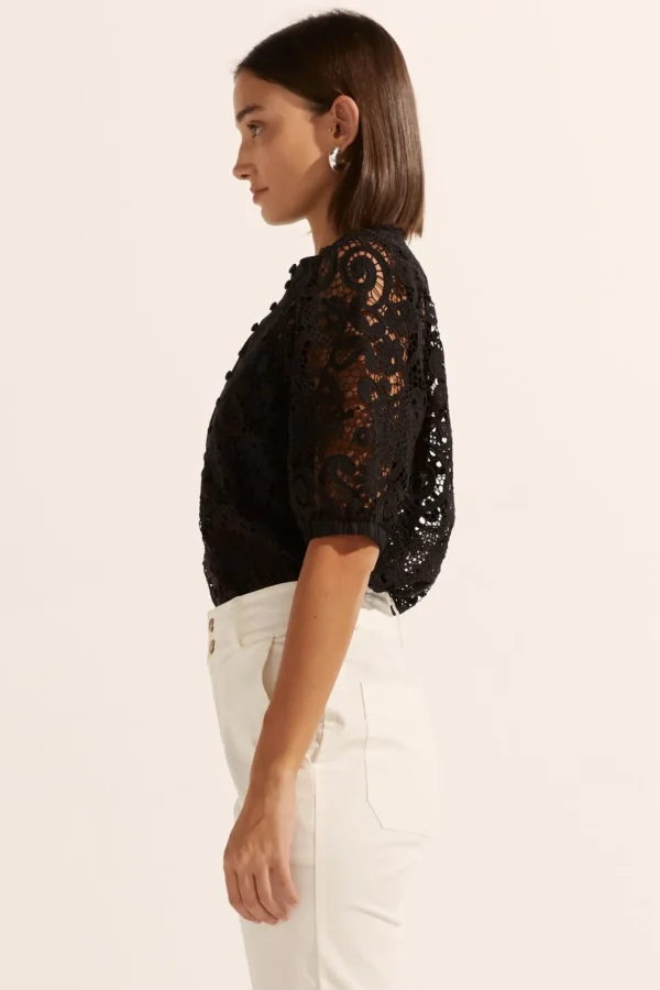 Zoe Kratzmann Parade Lace Top - Black