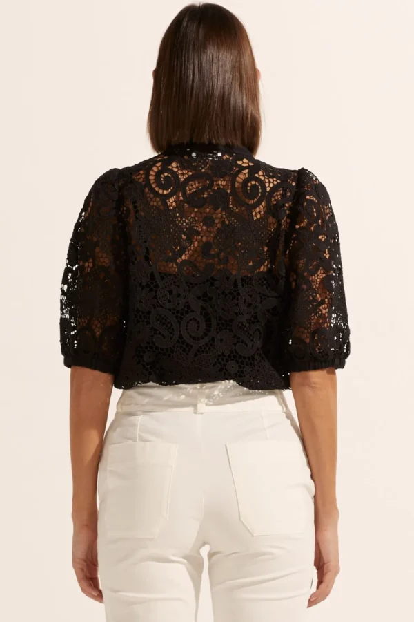 Zoe Kratzmann Parade Lace Top - Black