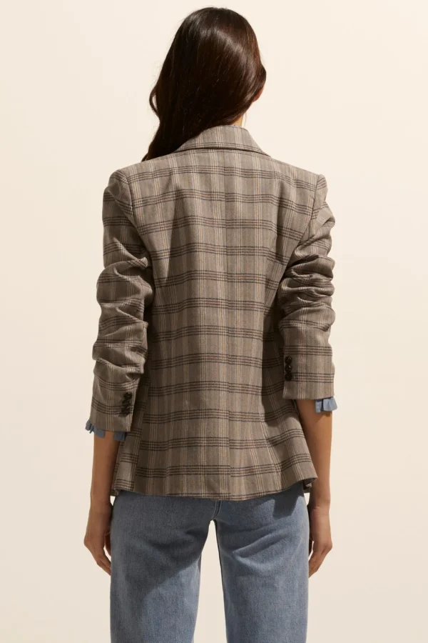 Zoe Kratzmann Spurt Jacket - Mousse Check