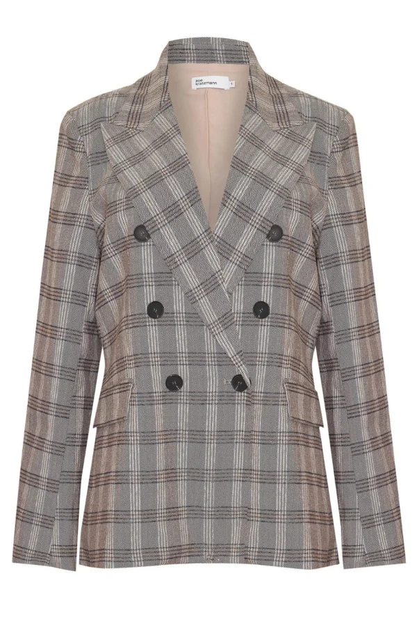 Zoe Kratzmann Spurt Jacket - Mousse Check