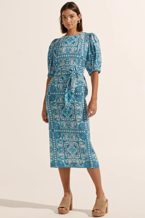 Zoe Kratzmann Venture Dress - Sapphire Tile